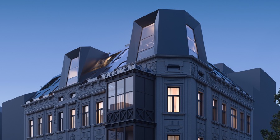 Dachausbau mit Aussichtsturm, Wien, 1190